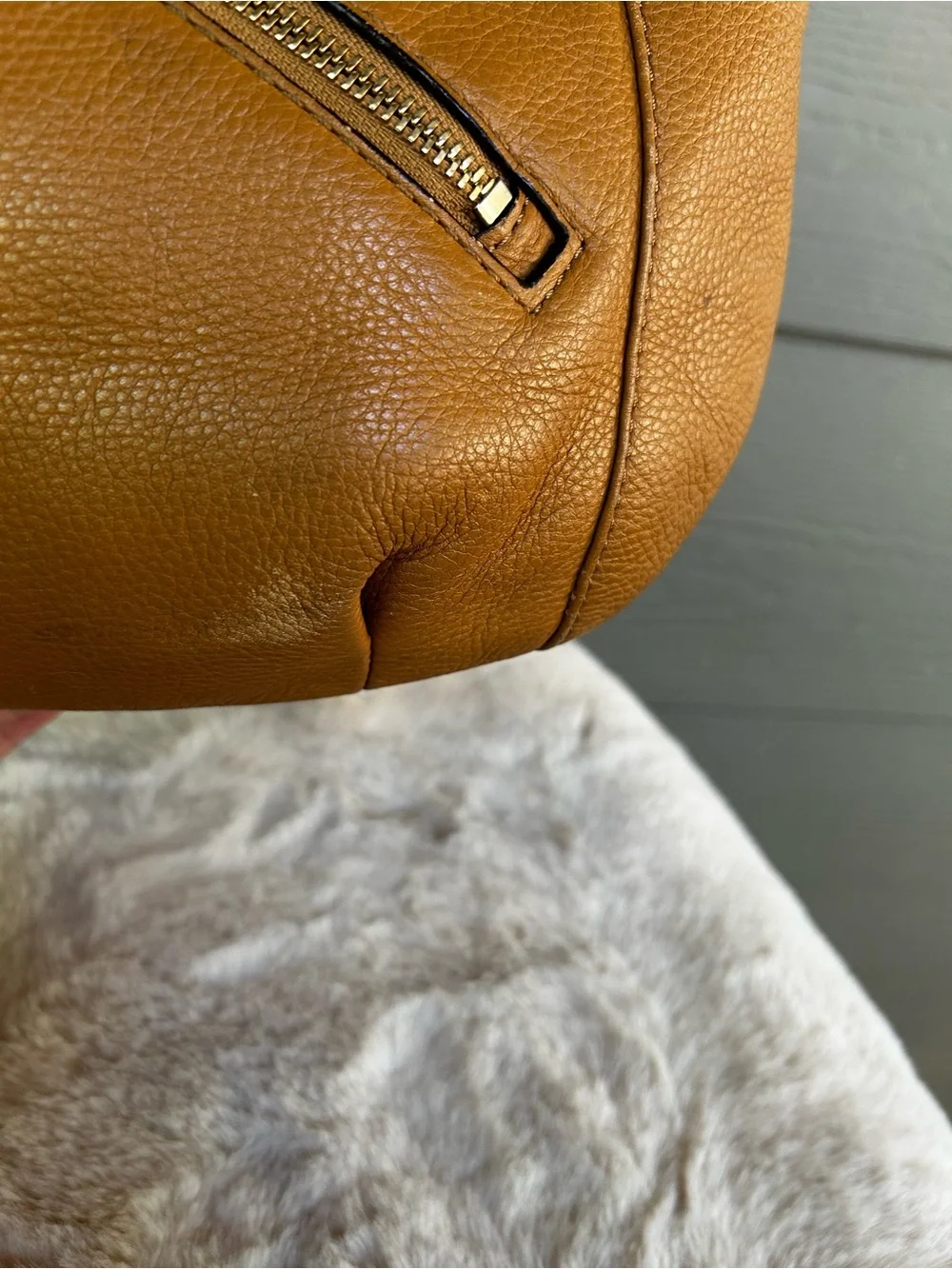 Michael Kors Leather Shoulder Hobo with Tassel - Picture 5 of 13